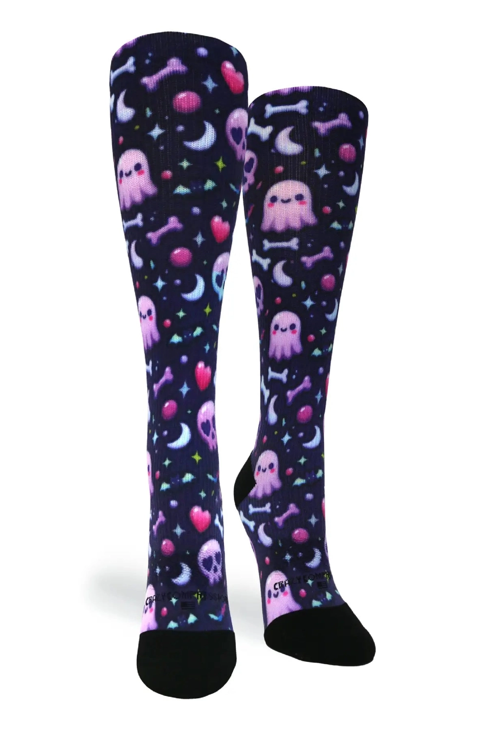 Passionate Ghost compression socks